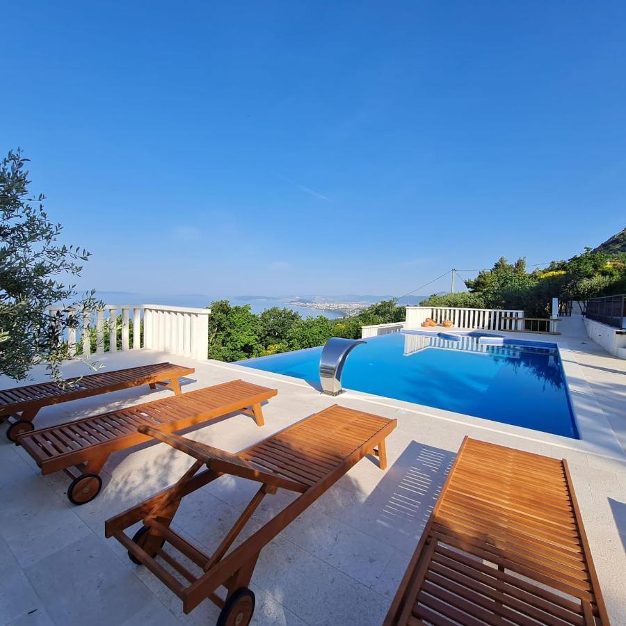 Sea View Luxury Apart Hotel Villa Conte With Swiming Pool And Romantic Spa Подстрана Екстер'єр фото
