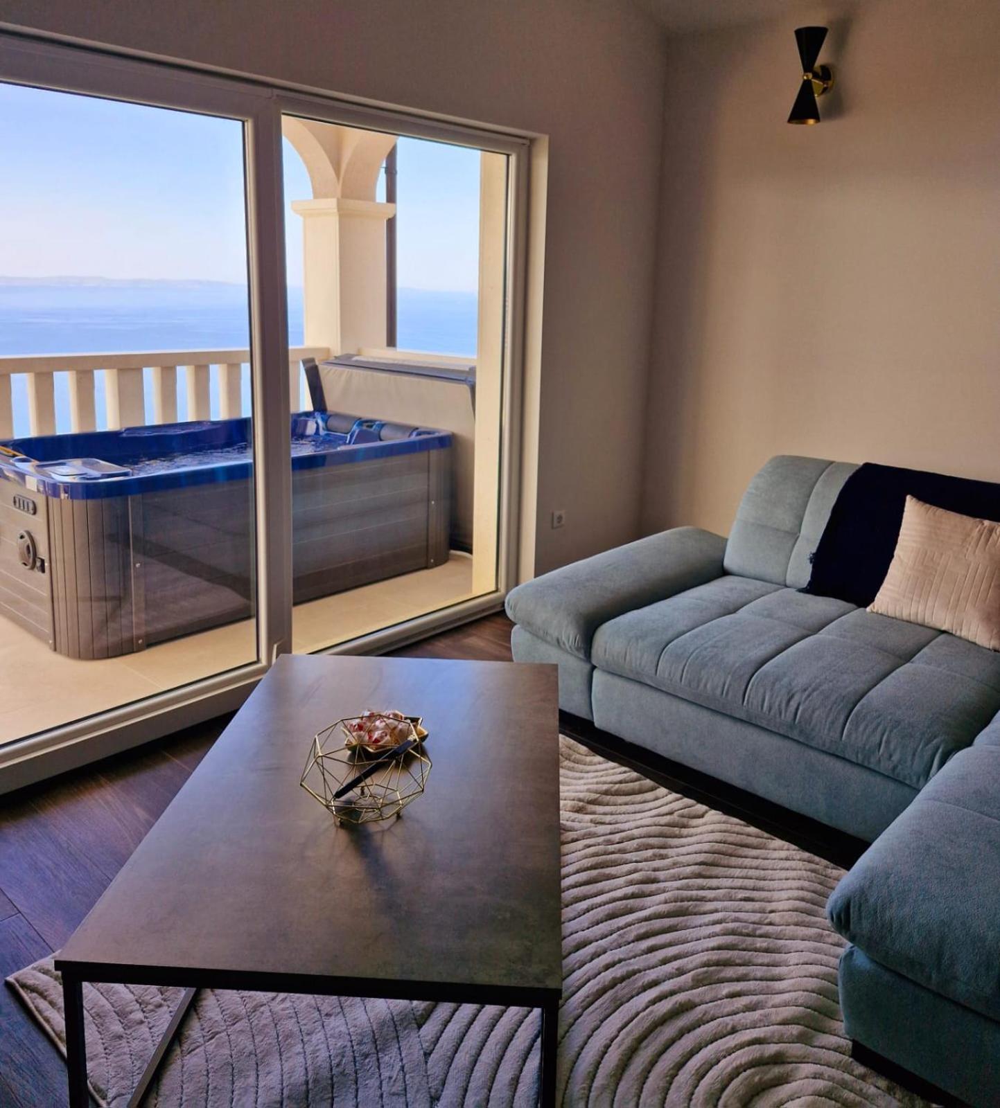Sea View Luxury Apart Hotel Villa Conte With Swiming Pool And Romantic Spa Подстрана Екстер'єр фото