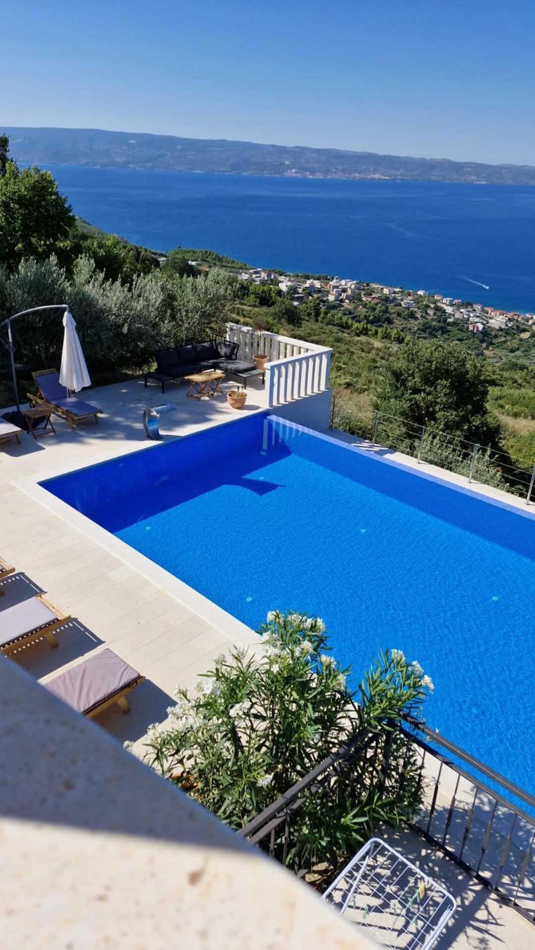 Sea View Luxury Apart Hotel Villa Conte With Swiming Pool And Romantic Spa Подстрана Екстер'єр фото