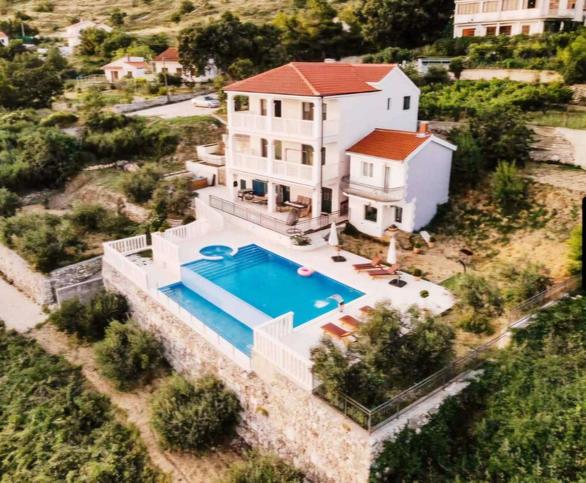 Sea View Luxury Apart Hotel Villa Conte With Swiming Pool And Romantic Spa Подстрана Екстер'єр фото